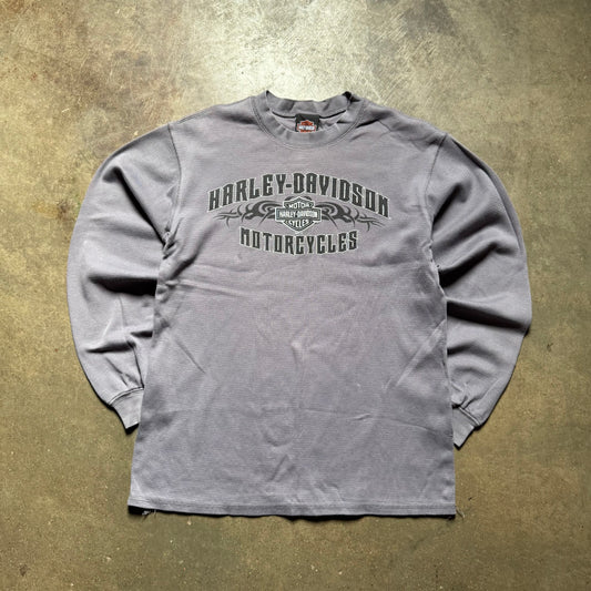 Vintage 2000's Harley Davidson Tribal Long Sleeve Shirt - M