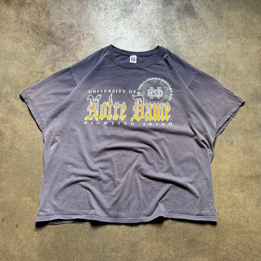 Vintage 90's Notre Dame University T-Shirt - XXL
