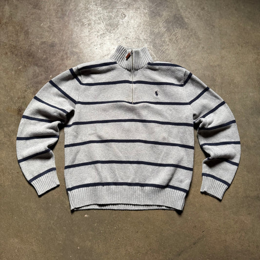 Vintage 90's Polo Ralph Lauren Quarter Zip Sweater - M