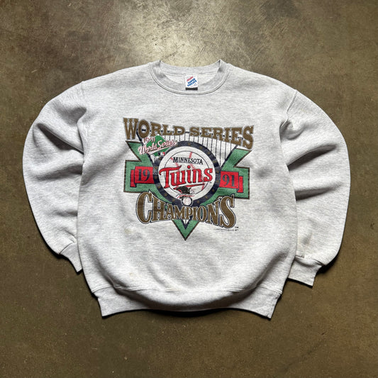 Vintage 90's MLB Minnesota Twins Champions Sweater - M