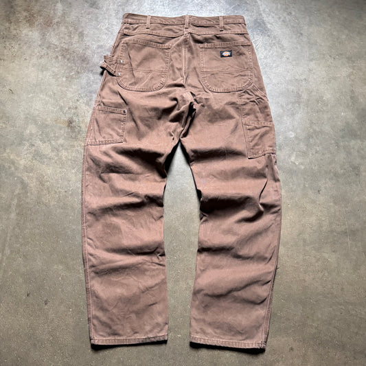 Vintage 90's Dickies Brown Carpenter Pants - 34x34