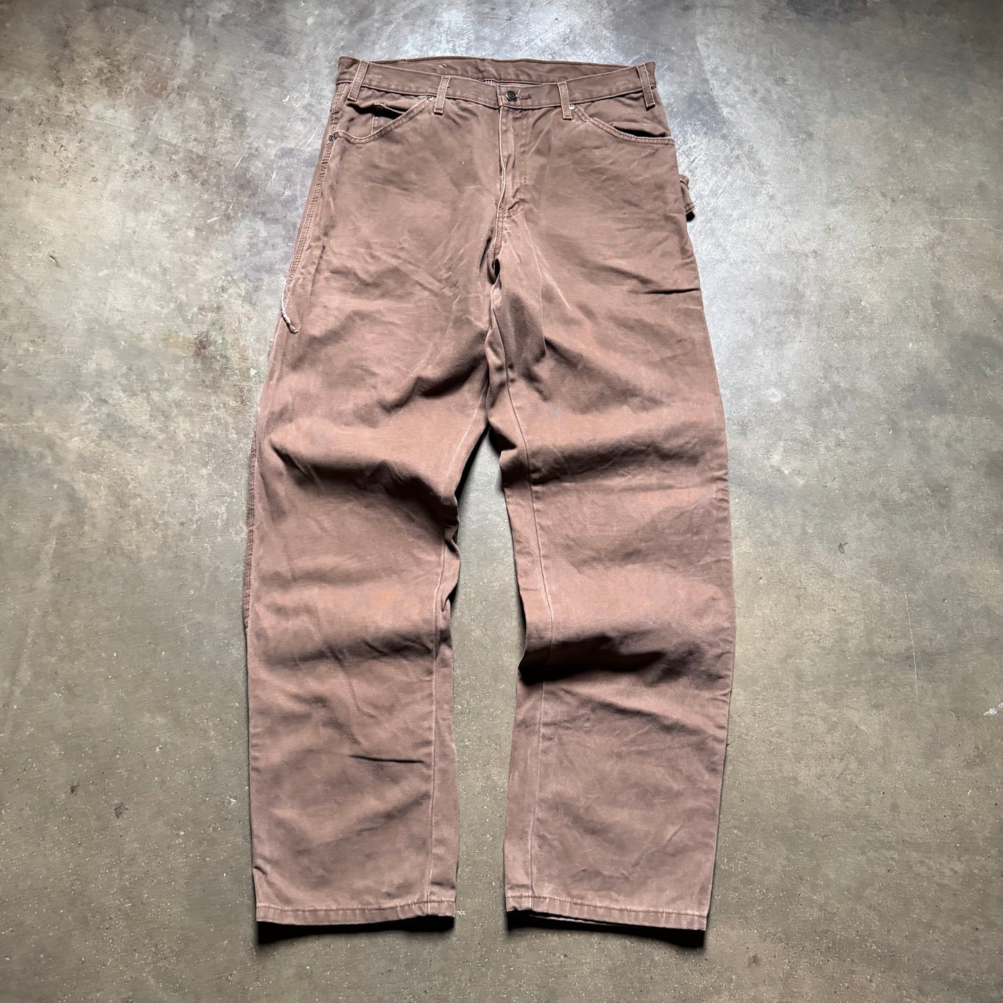 Vintage 90's Dickies Brown Carpenter Pants - 34x34