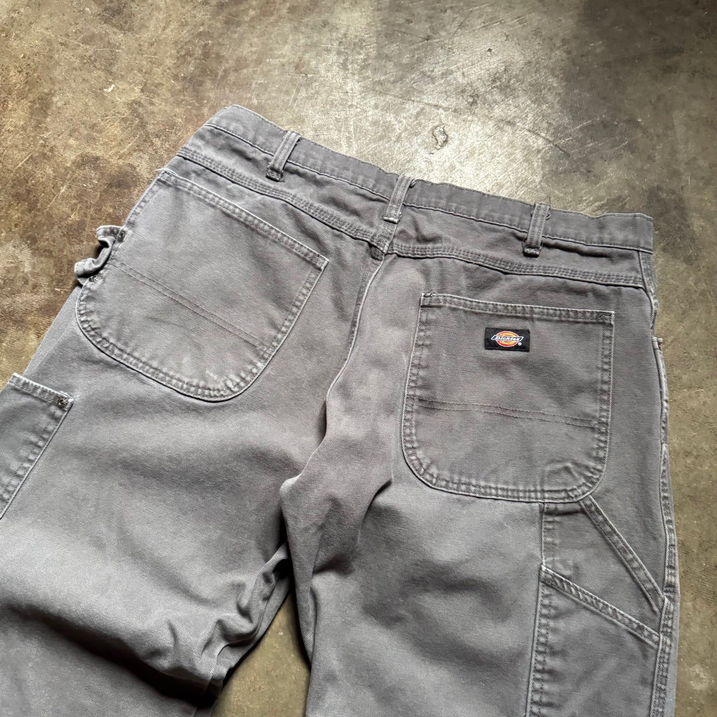 Vintage 90's Dickies Gray Carpenter Pants - 36x32