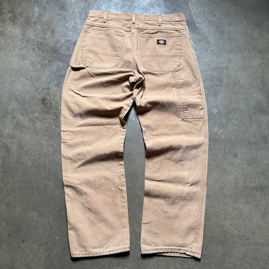 Vintage 90's Dickies Tan Carpenter Pants - 34x30