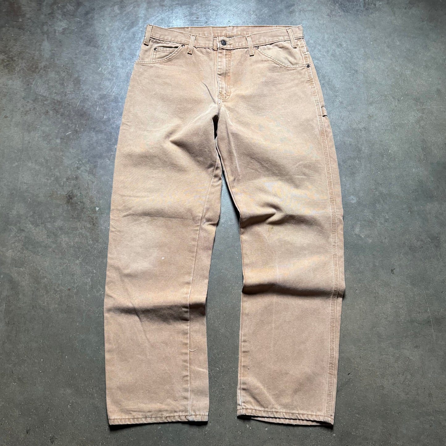 Vintage 90's Dickies Tan Carpenter Pants - 34x30